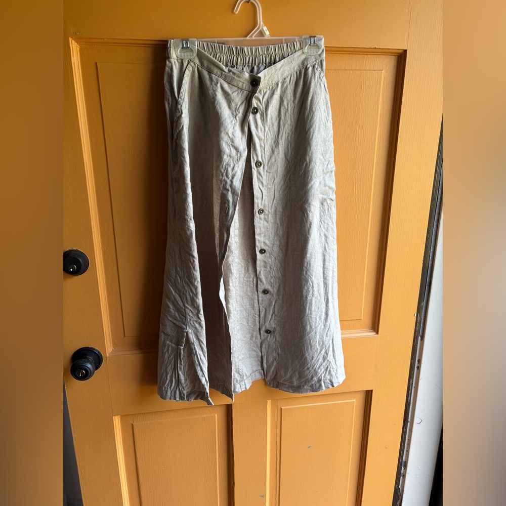 Linen button down skirt Gudrun Sjoden